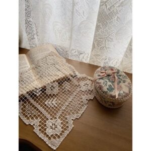【手工蕾絲方形桌墊 】：圖片 4