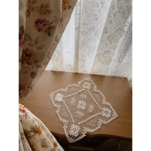 【手工蕾絲方形桌墊 】：圖片 9