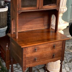 【荷蘭古董1930年實木備餐櫃 】