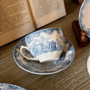 【比利時POMAX羅曼史城堡藍餐瓷 】：圖片 6