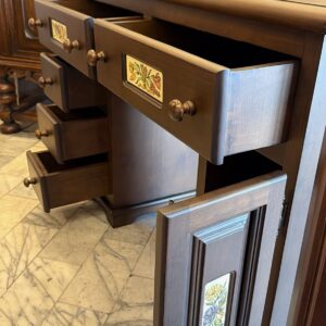 【絕版收藏品經典西班牙手繪磁磚書桌】：圖片 7